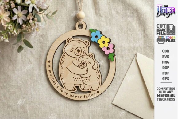 Download Mother's Day Ornament Laser Cut | Gifts - Premium Resources