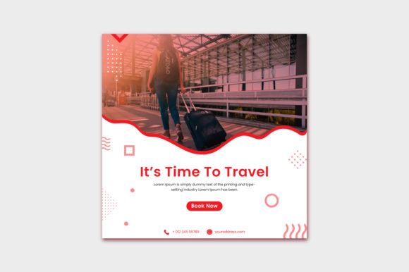 Download Travelling Social Media Post Design - Social media Collection