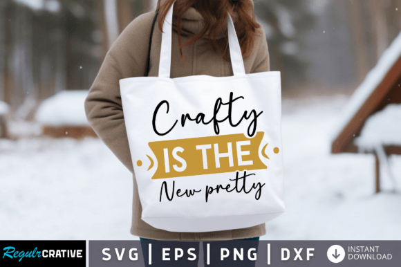 Download Crafty is the New Pretty Svg Design - Premium Resources